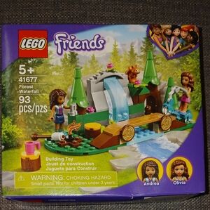 Yr 2021 LEGO Set Friends Forest Waterfall 41677 (93 pcs.) New